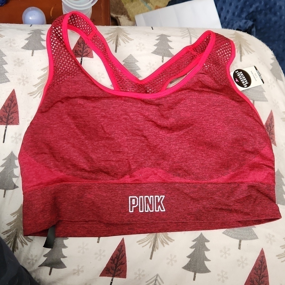 Pink Sports Bra Champion Sports Bra Large - Picture 2 of 7